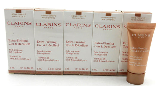 Clarins Extra-Firming Youthful Lift Neck & Decollete Care Travel Size 5 ml x 10