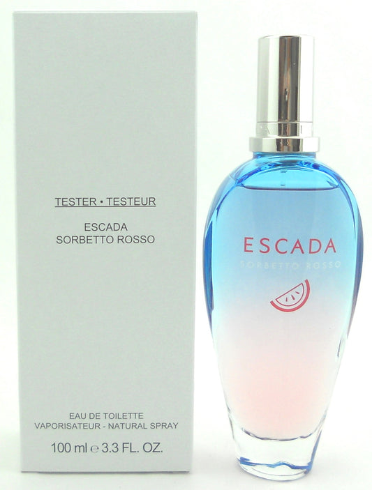 Escada Sorbetto Rosso Perfume for Women EDT Spray 3.4 oz Tester with Cap.