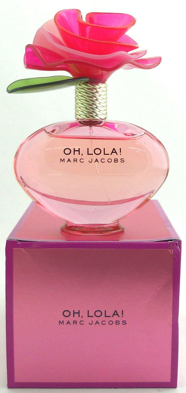 Oh Lola! by Marc Jacobs 3.4 oz EDP Spray. No Cellophane.Slightly damaged box.