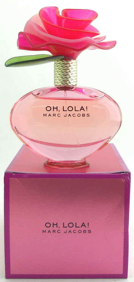 Oh Lola! by Marc Jacobs 3.4 oz EDP Spray. No Cellophane.Slightly damaged box.