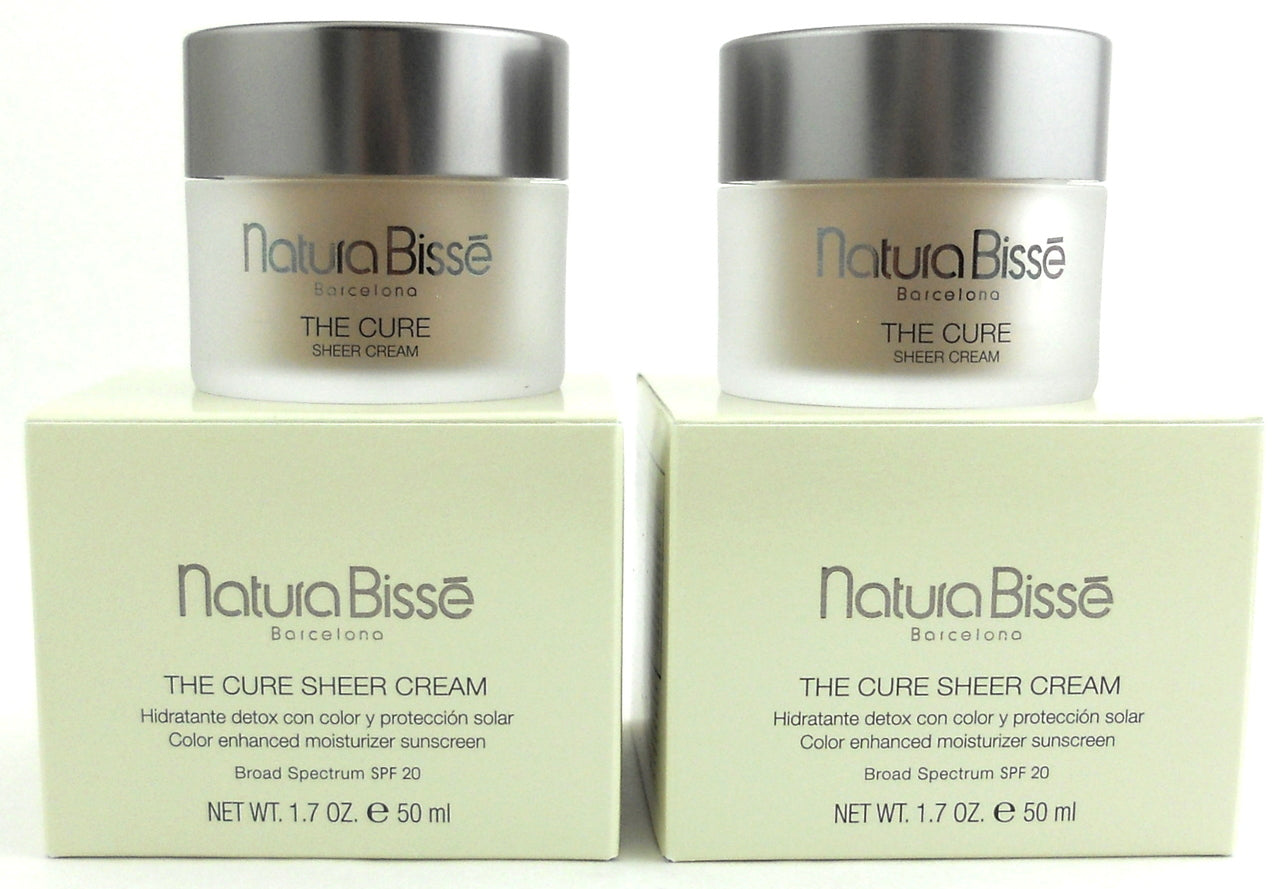 Natura Bisse The Cure Sheer Cream SPF 20 1.7 oz. 2-Pack   (3.4 Ounce total)