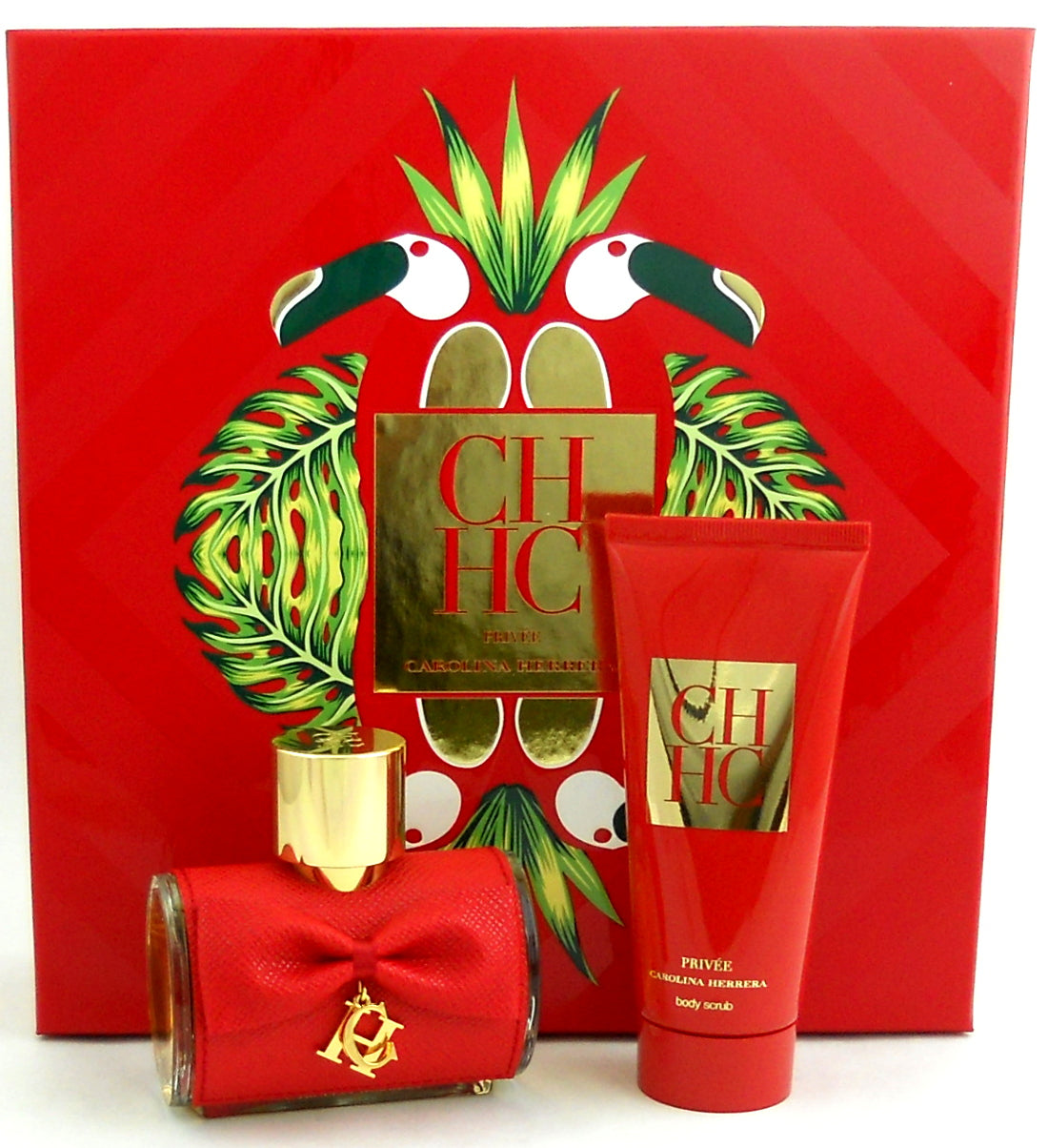 CH PRIVEE by Carolina Herrera 2.7 oz.EDP Spray + 3.4 oz. Exfoliating Body Cream. New Set.