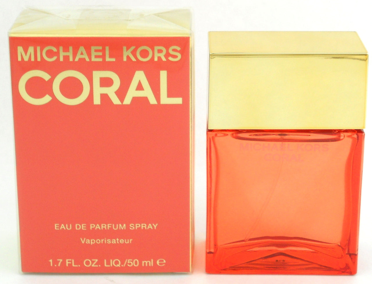 Michael Kors Coral Eau De Parfum Spray 1. 7 oz. for Women. New in Sealed Box