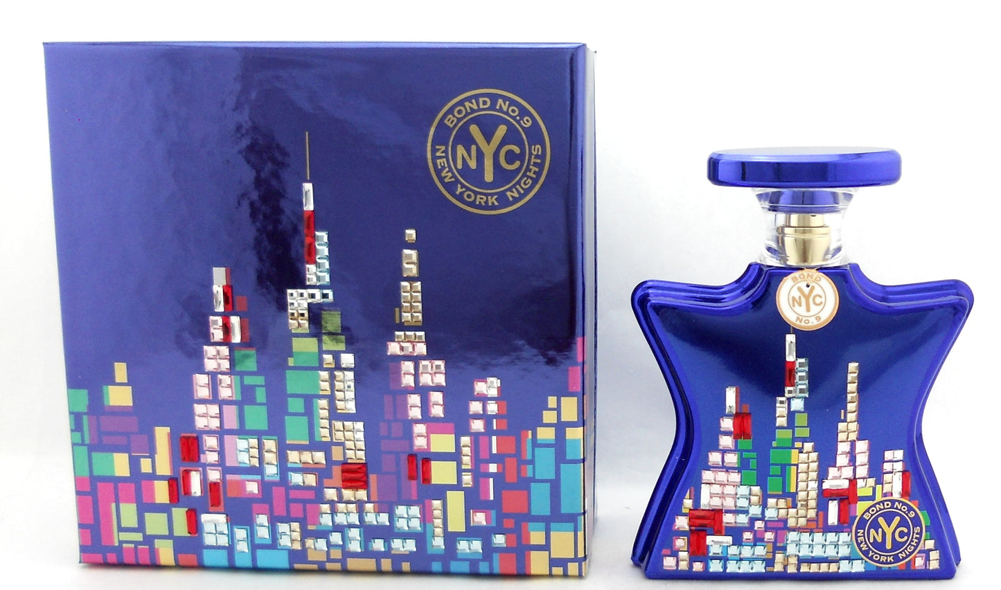 Bond No. 9 New York Nights Made with Swarovski 3.3 oz. Eau De Parfum Spray. Unisex. New in Box.