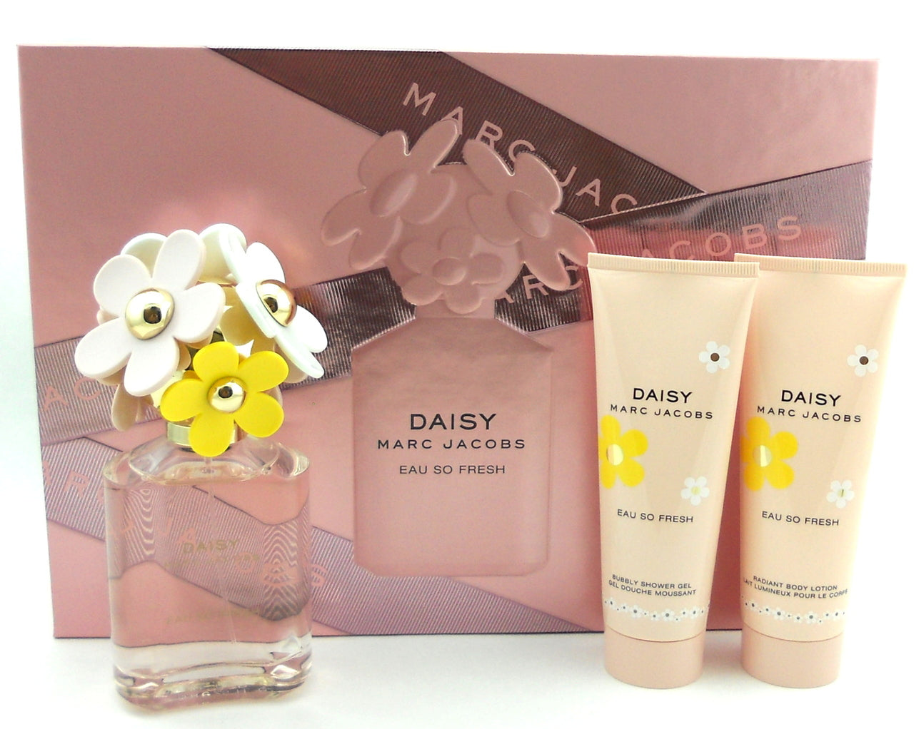 Marc Jacobs Daisy Eau So Fresh 2.5 oz.EDT Spray 3Pcs Gift Set. Brand New
