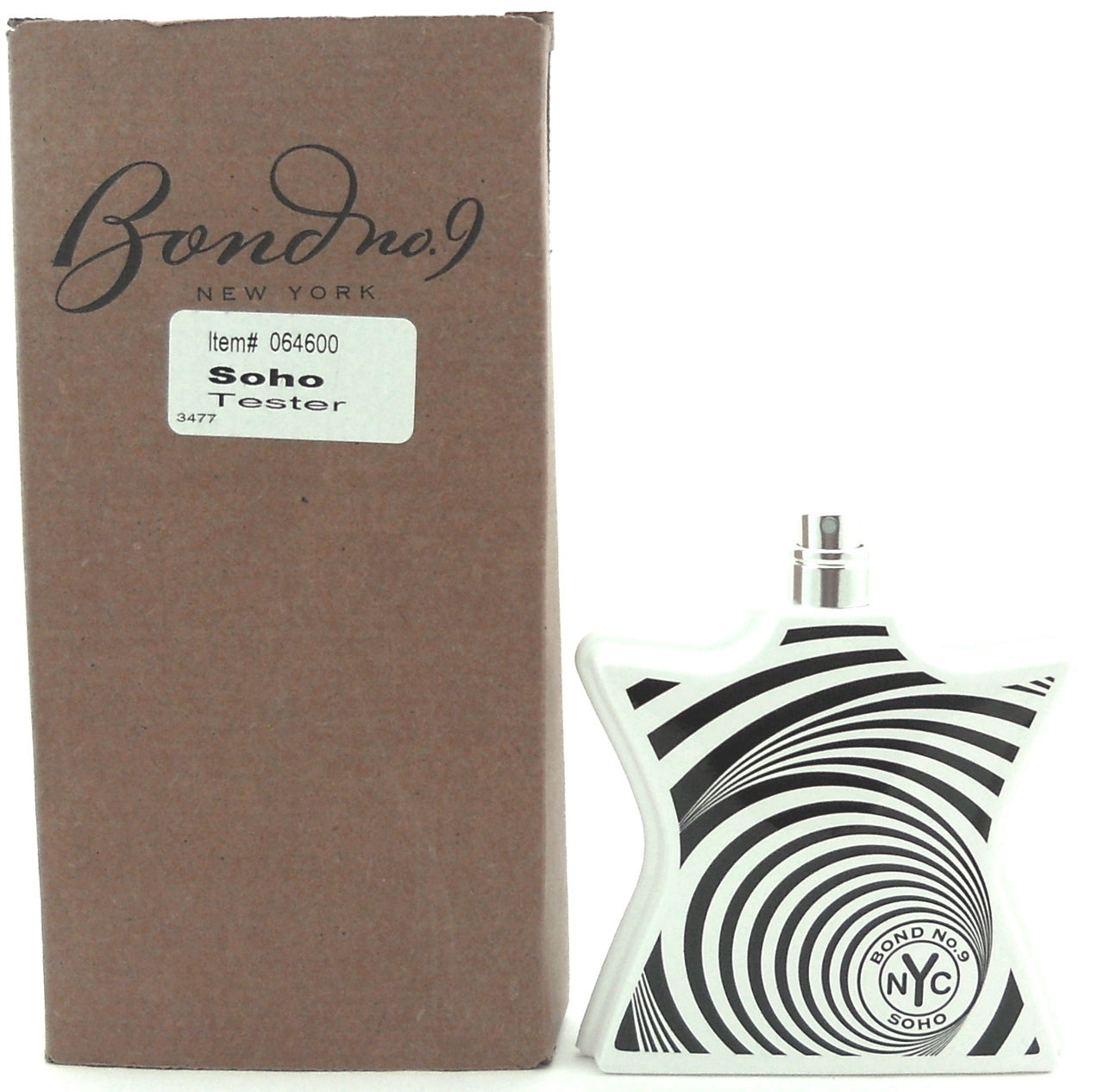 Soho Perfume by Bond No 9 Eau de Parfum Spray 3.3 oz.Tester. No Cap