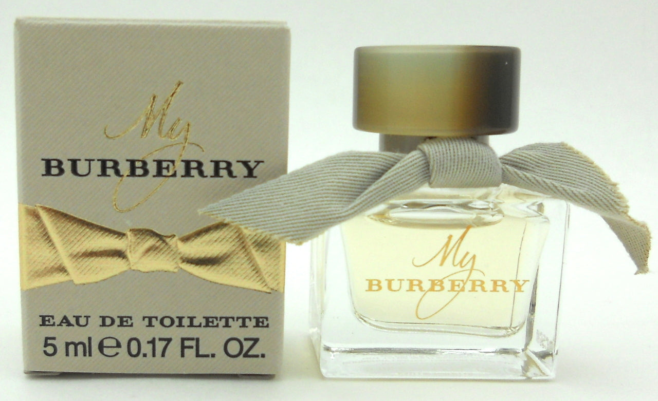 My Burberry Perfume Mini Bottle Splash Eau de Toilette 0.17 oz./ 5 ml. for Women. New in Box.