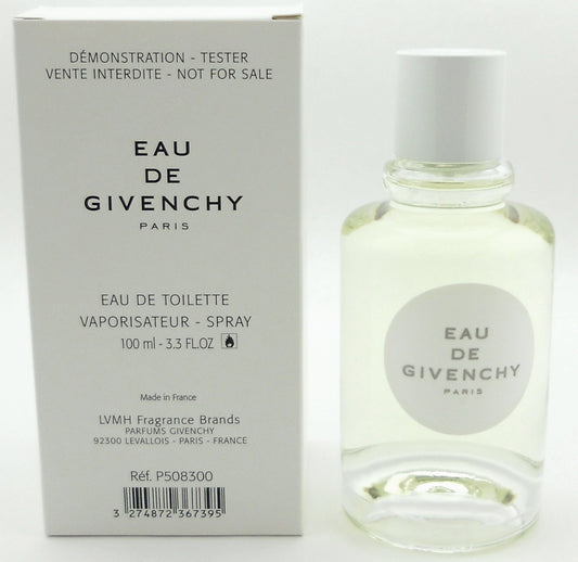 Eau de Givenchy Perfume 2018 Version 3.3 oz. EDT Spray for Women Tester with Cap