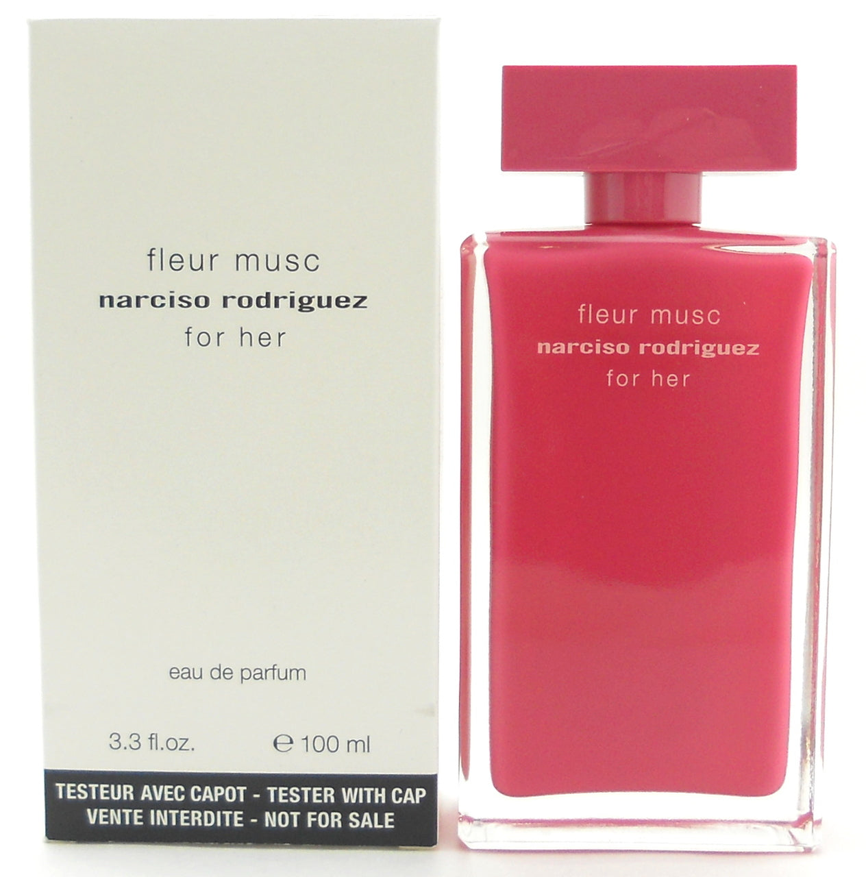 Fleur Musc Narciso Rodriguez for Her 3.3 oz. EDP Spray for Women. New Tester w/Cap