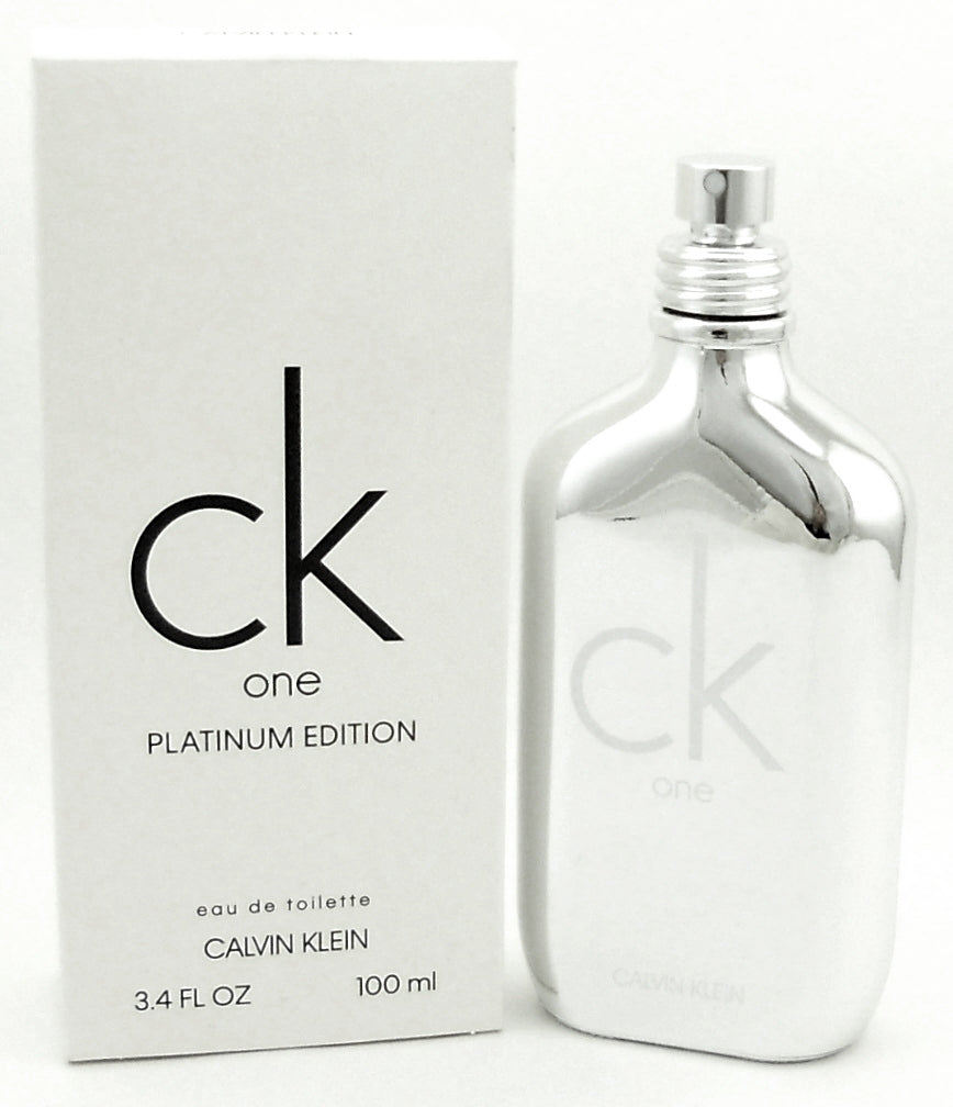 CK One Platinum Edition by Calvin Klein 3.4 oz. EDT Spray Tester.