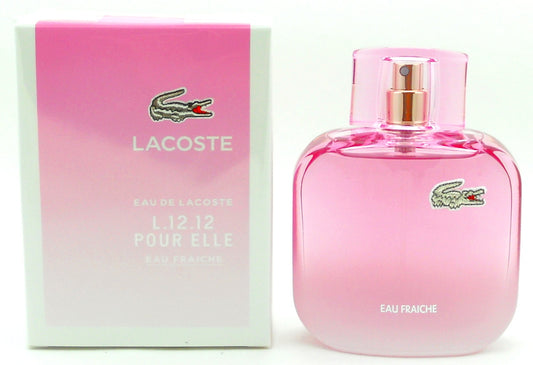Lacoste L.12.12 Eau Fraiche Pour Elle 3.0 oz Eau de Toilette Spray.NIB