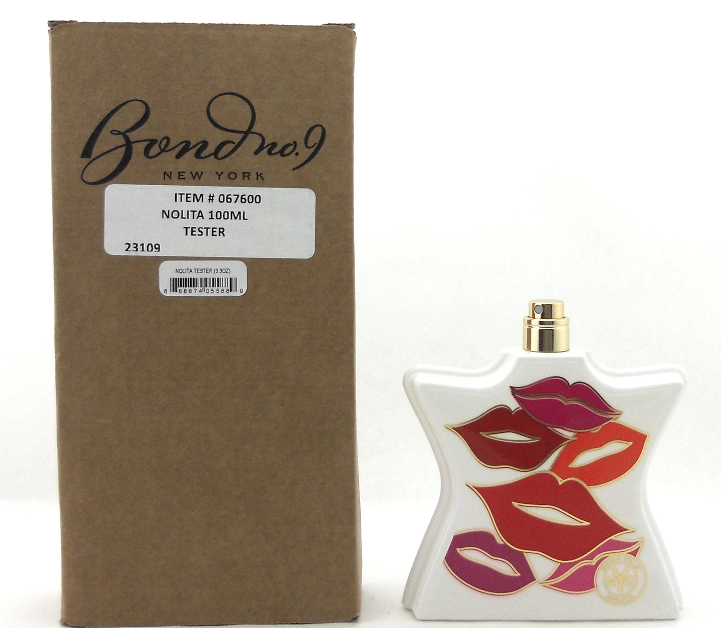 Bond No. 9 Nolita  3.3 oz. /100 ml. Eau de Parfum Spray for Women. New Tester. No Cap.