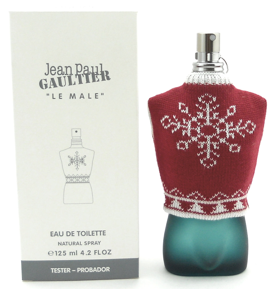 Le Male Xmas Collector Cologne by Jean Paul Gaultier 4.2 oz. EDT Spray Tester.