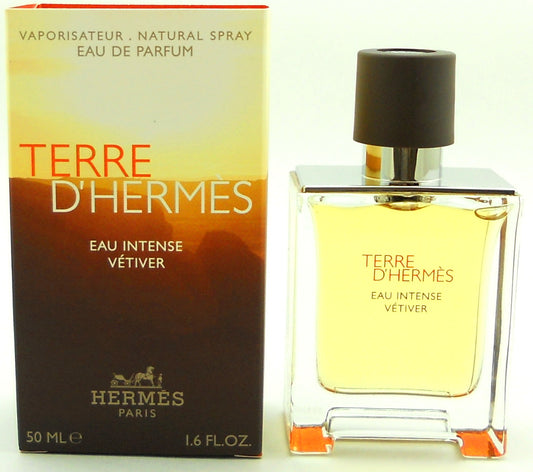 Terre D'Hermes Eau Intense Vetiver Cologne by Hermes EDP Spray 1.6 oz.Sealed Box