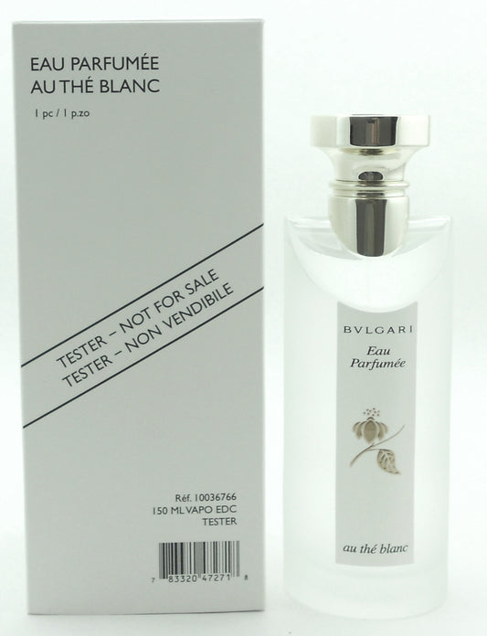 Bvlgari Eau Parfumee Au The Blanc 5 oz Eau De Cologne Spray Tester Never used