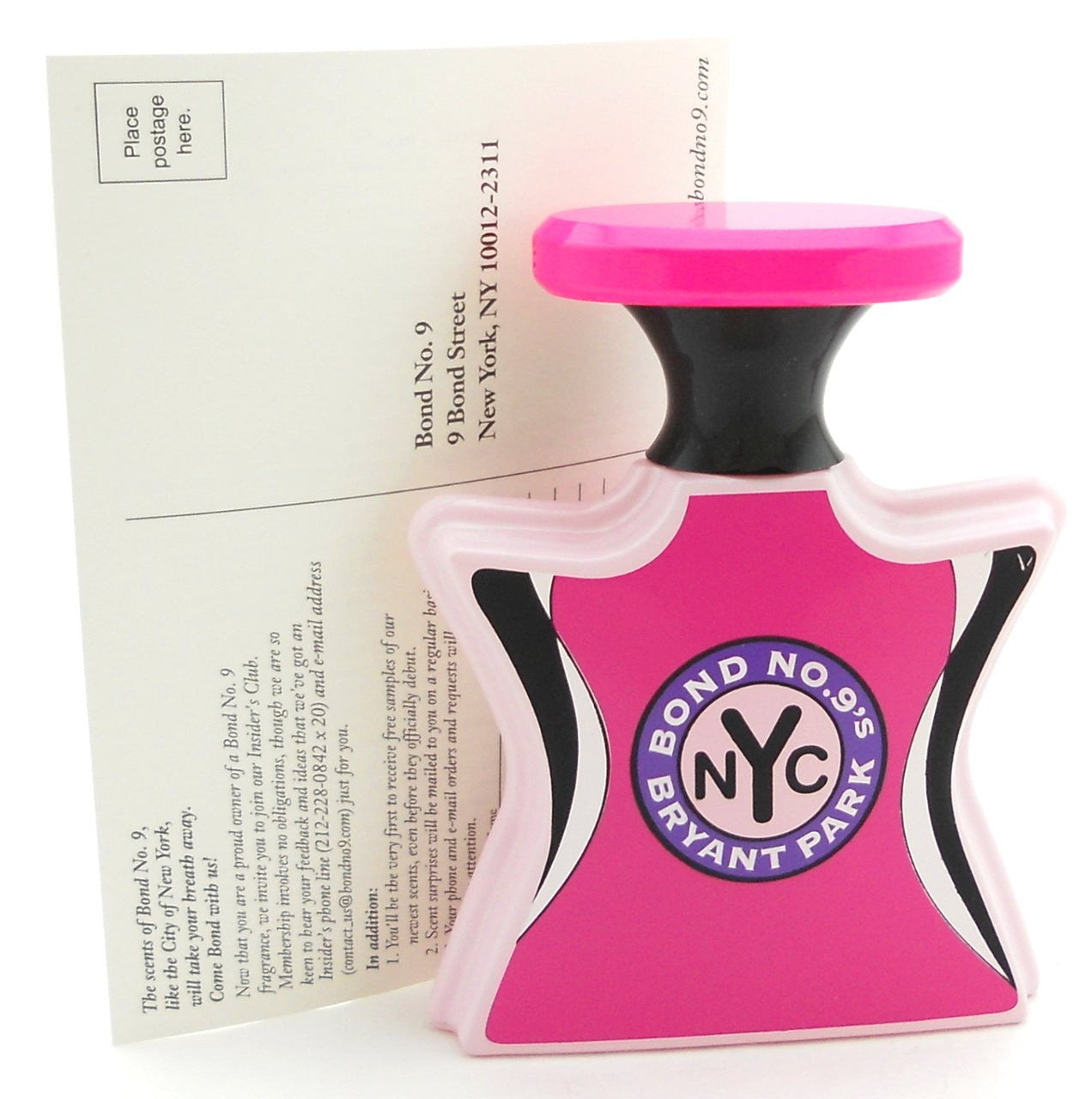 Bryant Park by Bond No 9 EDP Spray 1.7 oz. Unboxed with Registration Card