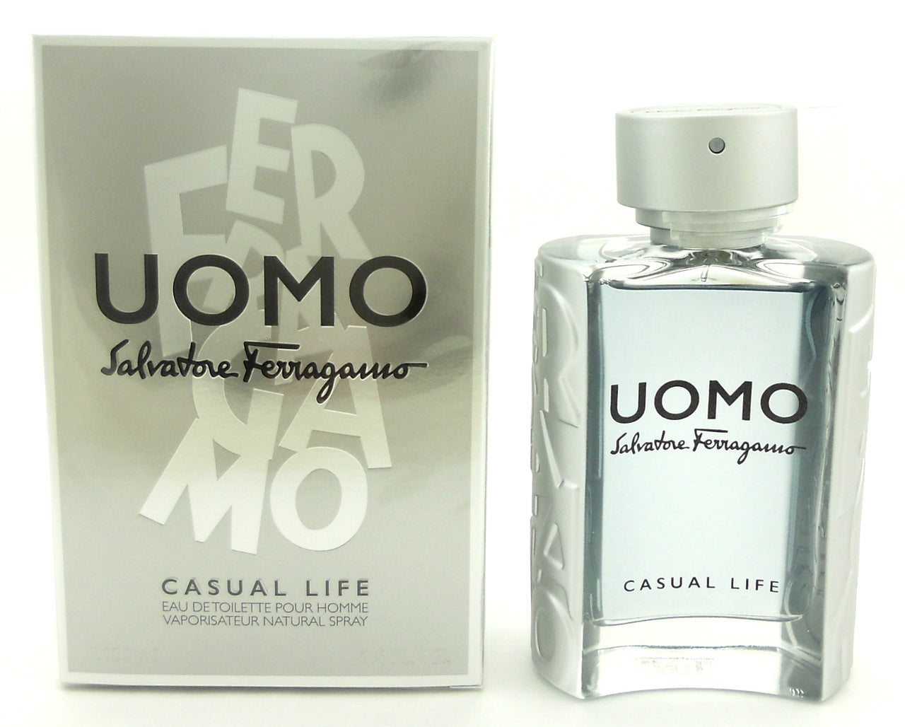Ferragamo Uomo Casual Life Cologne by Salvatore Ferragamo 3.4 oz.EDT Spray. NIB