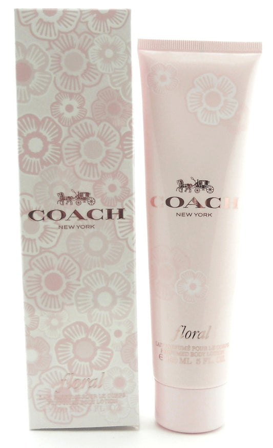 Coach New York FLORAL Perfumed Body Lotion 5.0 oz. for Women. New In Sealed Box.