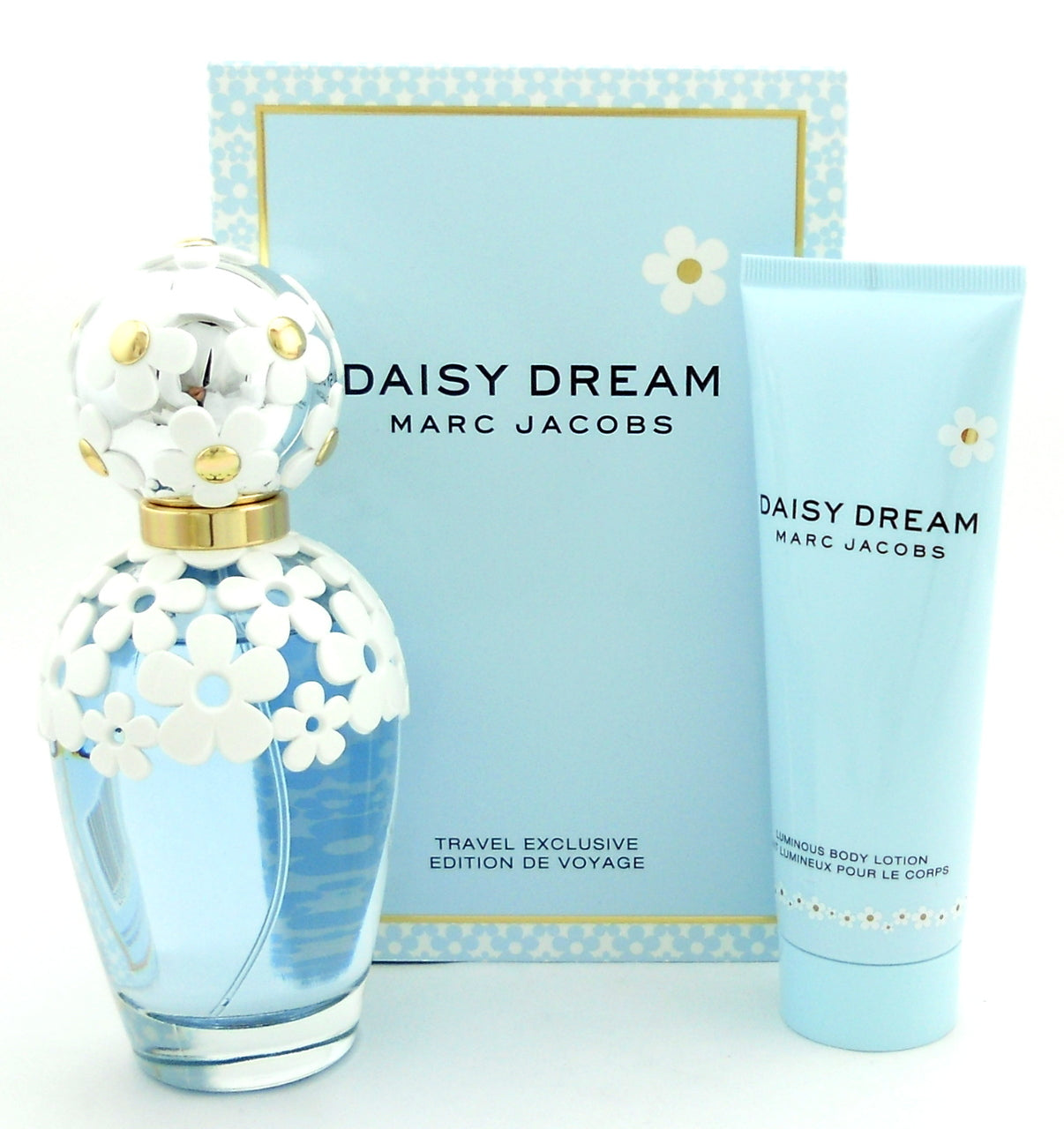 Daisy Dream by Marc Jacobs 3.4oz EDT Spray+2.5oz.B/Lot.Travel Set in Sealed Box.