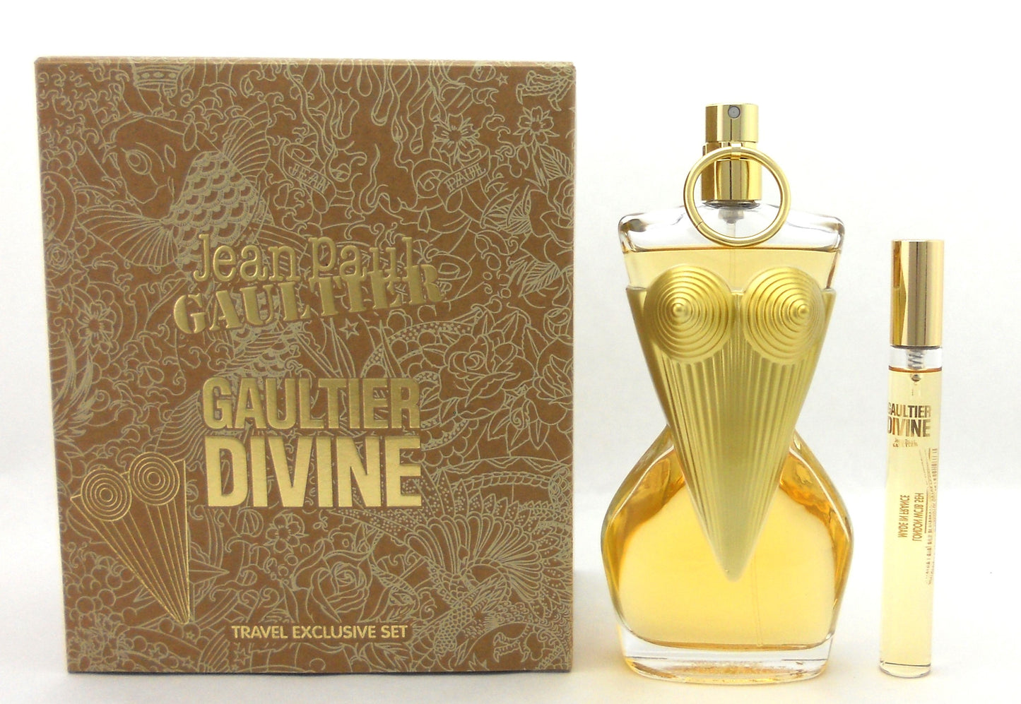 Gaultier Divine by Jean Paul Gaultier 3.4oz + 10ml Eau de Parfum Spray. New SET