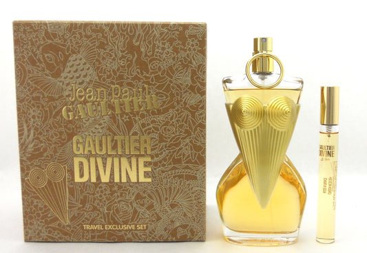 Gaultier Divine by Jean Paul Gaultier 3.4oz + 10ml Eau de Parfum Spray. New SET