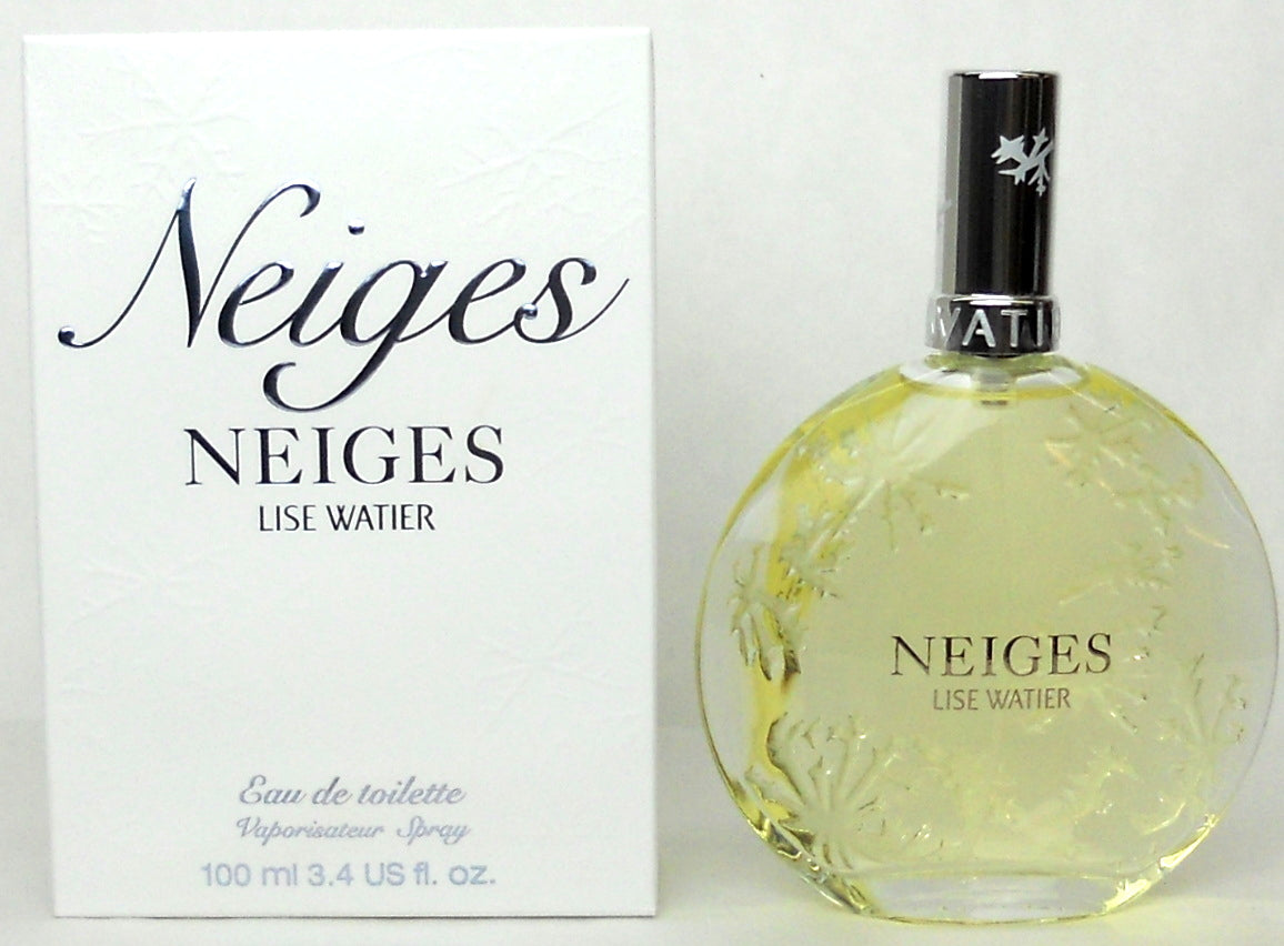 Neiges by Lise Watier 3.4 oz.Eau de Toilette Spray. No Cellophane.
