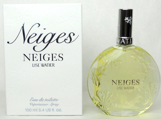 Neiges by Lise Watier 3.4 oz.Eau de Toilette Spray. No Cellophane.