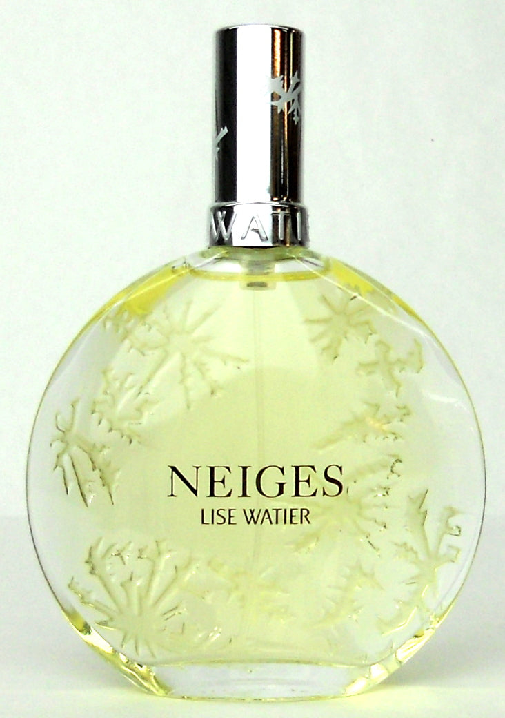 Neiges by Lise Watier 3.4 oz.Eau de Toilette Spray for Women. Unboxed.