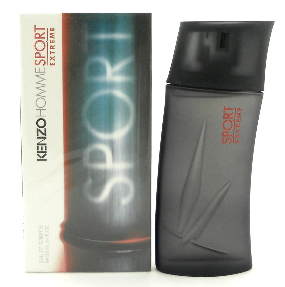 Kenzo Homme Sport Extreme 3.4 oz.EDT Spray Damaged Plastic.Sealed Box
