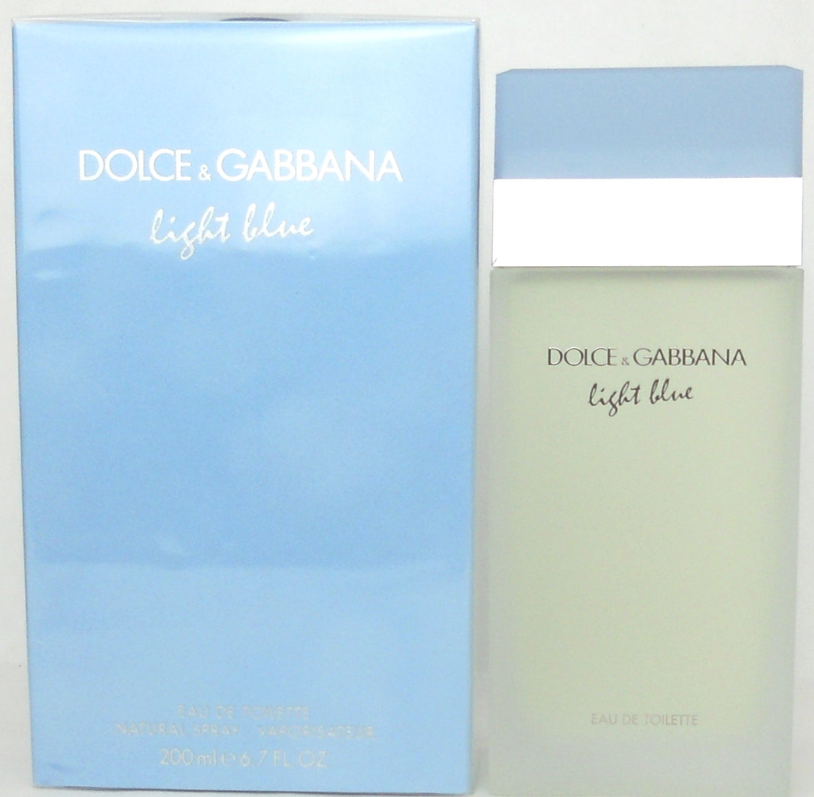 Light Blue by Dolce & Gabbana Eau De Toilette Spray 6.7 oz.Brand New.Sealed Box.