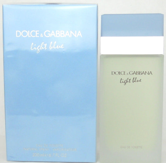 Light Blue by Dolce & Gabbana Eau De Toilette Spray 6.7 oz.Brand New.Sealed Box.