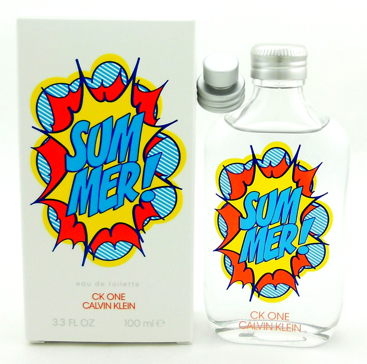 Ck One Summer 2019 Cologne 3.3 oz.EDT Spray Limited Edition New in Sealed Box.