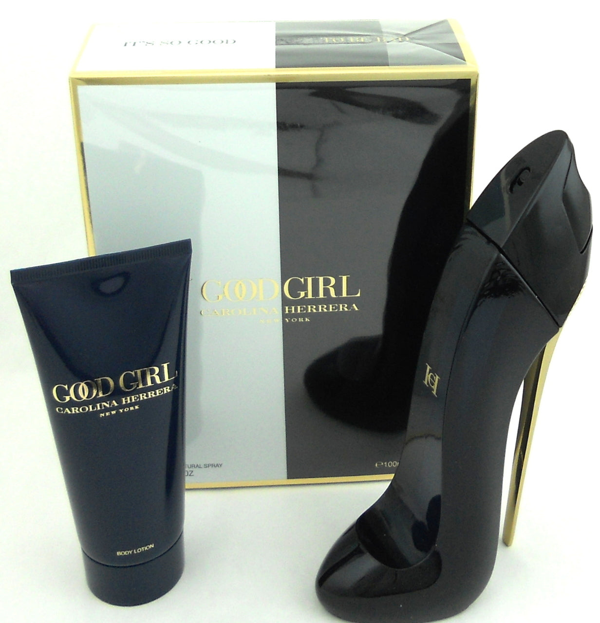 Good Girl by Carolina Herrera EDP Spray 2.7 oz.+ Lotion 3.4 oz.Travel Set.New.