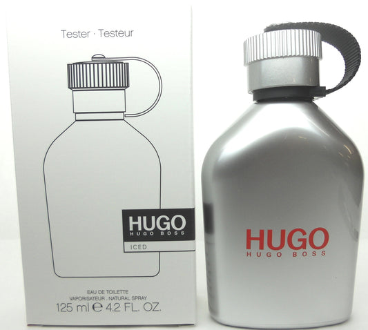 Hugo Boss ICED Cologne for Men EDT Spray 4.2 oz. Tester with Cap