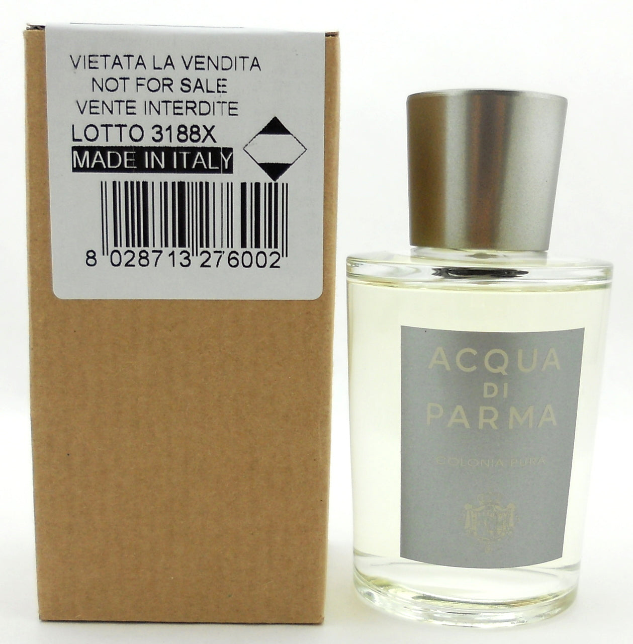 Acqua Di Parma Colonia Pura Cologne 3.4 oz. EDC Spray for Men Tester with Cap