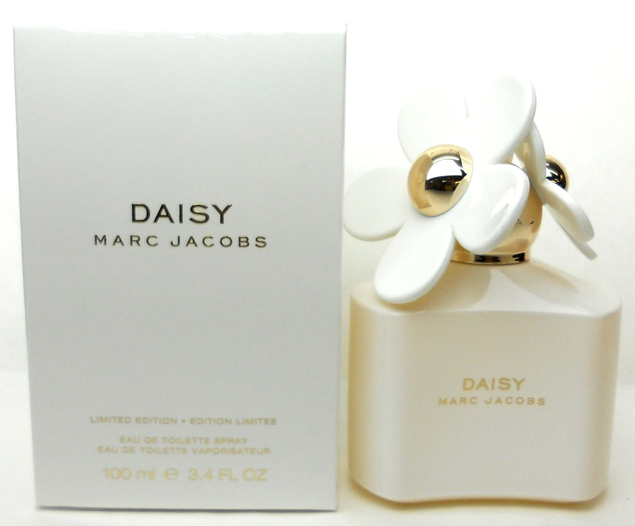 Marc Jacobs Daisy White Limited Edition Eau De Toilette Spray 3.4 oz.NIB