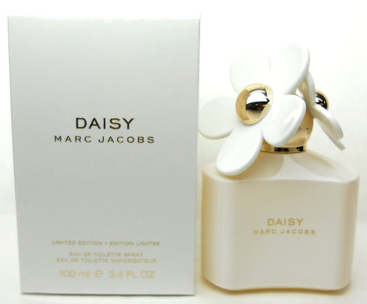 Marc Jacobs Daisy White Limited Edition Eau De Toilette Spray 3.4 oz.NIB