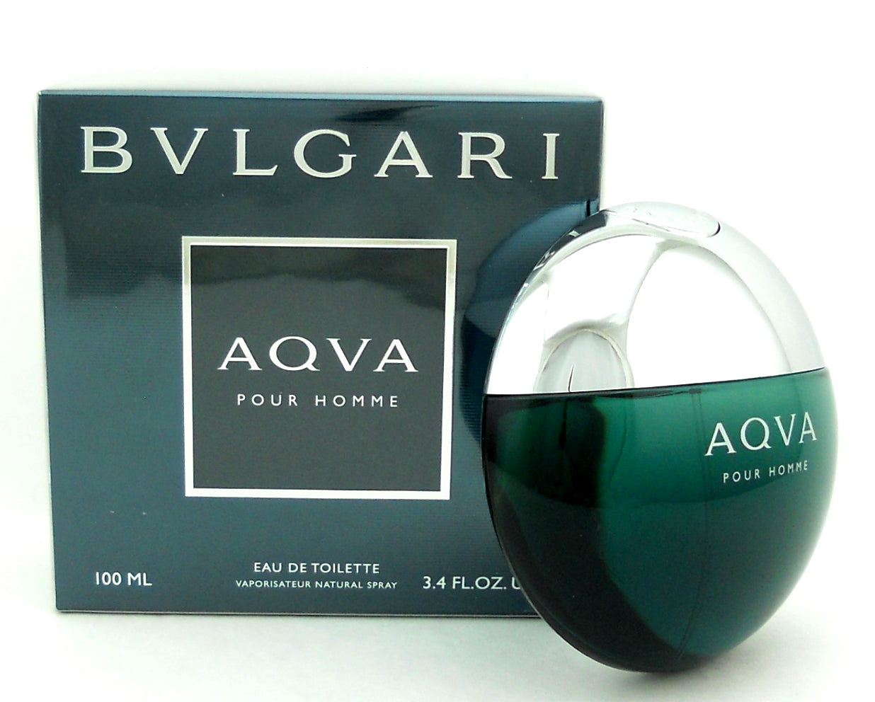 Bvlgari Aqva Cologne Pour Homme by Bvlgari 3.4 oz EDT Spray for Men.Sealed Box