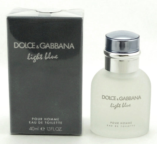 Light Blue Cologne Pour Homme by Dolce & Gabbana 1.3 oz EDT Spray Sealed Box