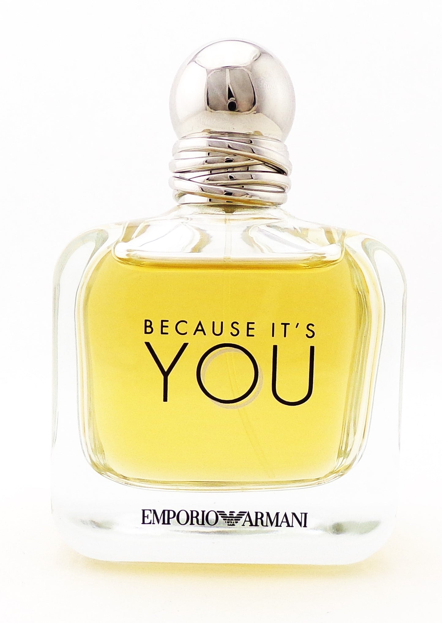 BECAUSE IT'S YOU by Giorgio Armani 3.3 oz Eau de Parfum Spray for Woman NO BOX Lower Fragrance Level