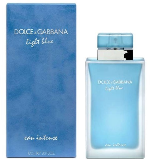 Dolce & Gabbana Light Blue EAU INTENSE 3.3 oz. EDP Spray for Women. New in Box