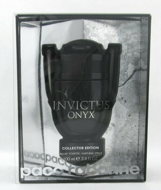 Invictus Onyx Cologne by Paco Rabanne 3.4 oz. EDT Spray Collector Edition New