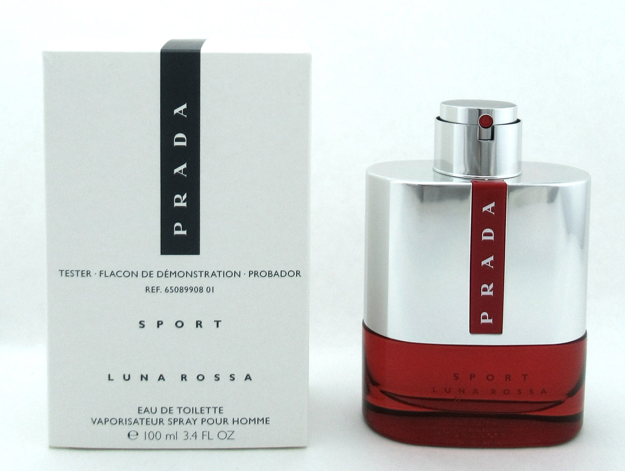 Prada Luna Rossa Sport Eau de Toilette Spray 3.4 oz.for Men *Tester