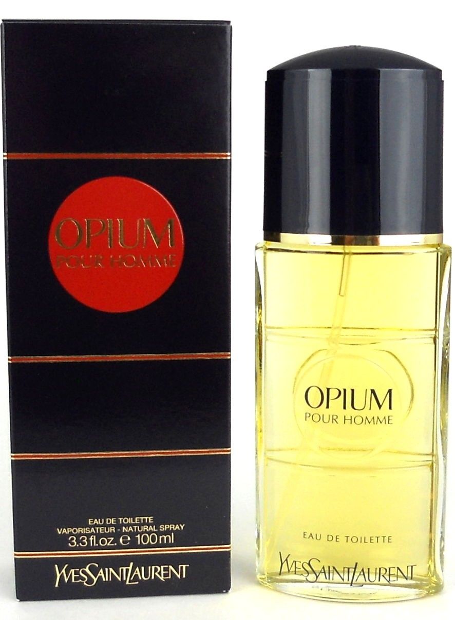 Opium Pour Homme by Yves Saint Laurent 3.3 oz.EDT Spray No Cellophane