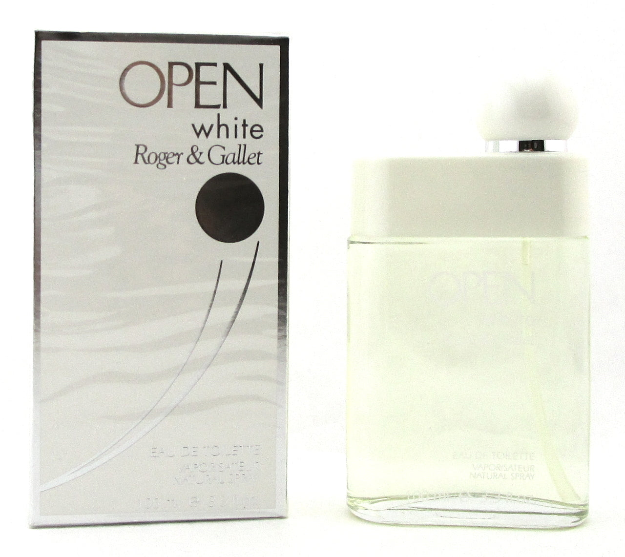 Open White by Roger & Gallet 3.3 oz. Eau de Toilette Spray for Men. New in Box