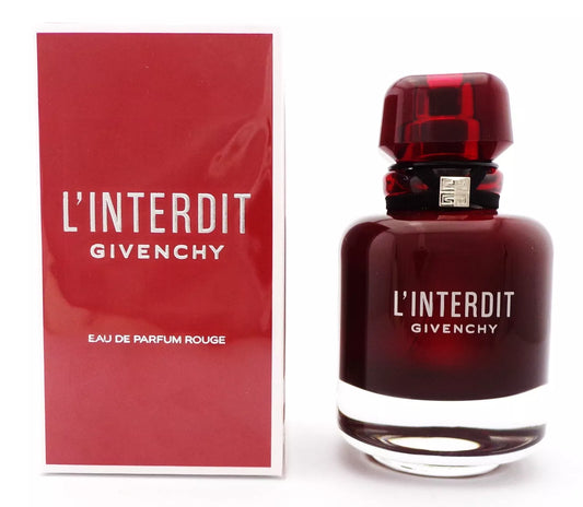 L'Interdit Givenchy 2.7 oz. Eau de Parfum ROUGE Spray for Women. New Sealed Box