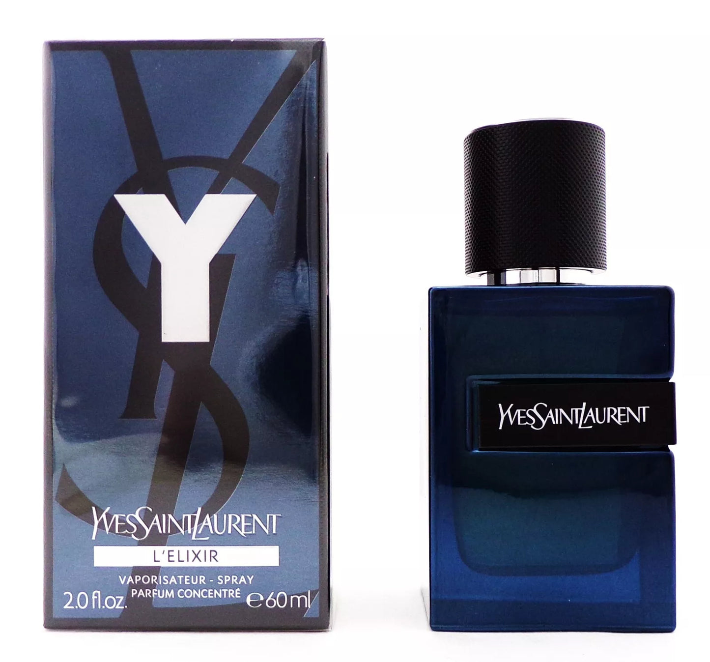 Y by Yves Saint Laurent L'ELIXIR 2.0 oz. YSL Concentrated Parfum Spray for Men New