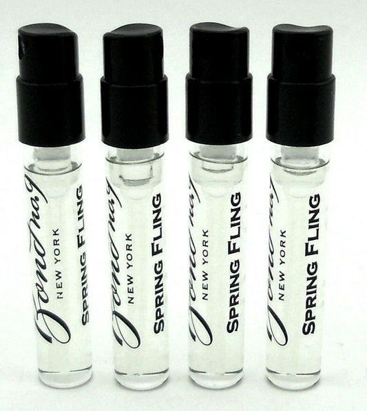 Bond No. 9 Spring Fling Perfume Samples 0.05 oz.EDP Spray Lot of 4 pcs. New.