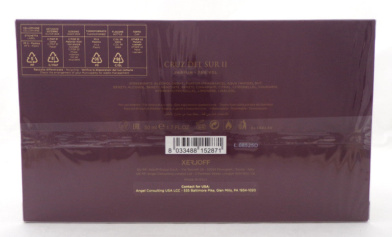 Shooting Stars CRUZ DEL SUR II by Xerjoff 1.7 oz. Parfum Spray Unisex. New in Box